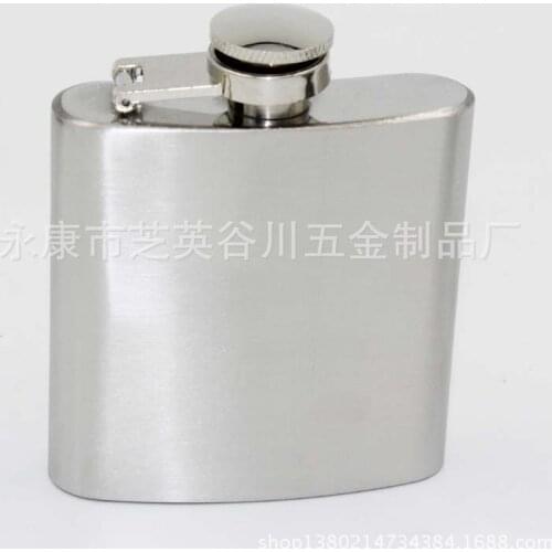 100pcs/lot 25pcs/lot Lead -free ,3oz stainless steel pocket hip flask with free funnel