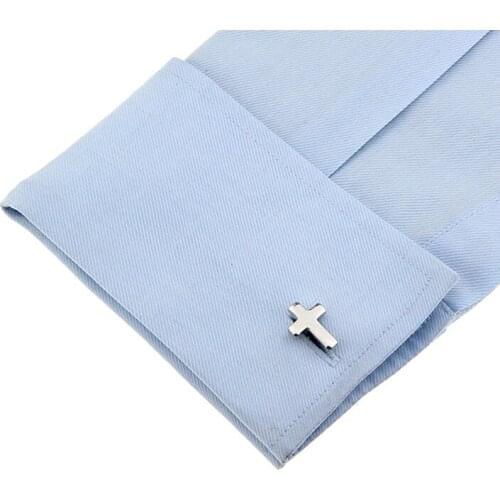 Cross Cufflink Mens Gift French cuff Shirts Fashion Mens Jewelry 5pairs per lot