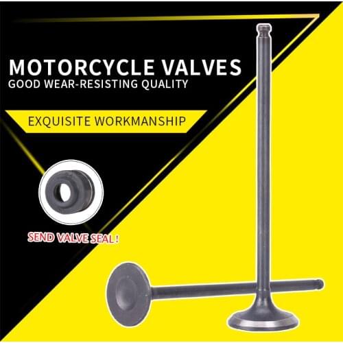 8 Pairs Intake Exhaust Valves with Oil Seal For Suzuki GSF250 73A 74A GSF 250 Bandit250 Motorcycle Accessories