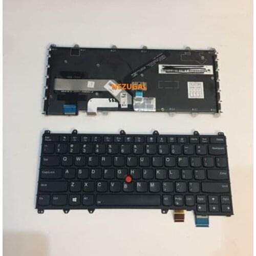 English Backlit keyboard For LENOVO ThinkPad Yoga 260 370 X380 Yoga / Yoga S1 4TH 01HW575 01HW615 01HX100 01HW655 US Black
