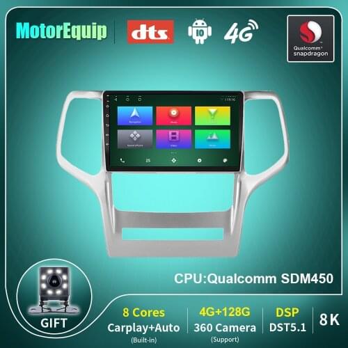 Android Auto Car Radio For Jeep Grand Cherokee WK2 2010-2013 Multimedia Player Stereo Video Navigation GPS Carplay 2 Din No DVD