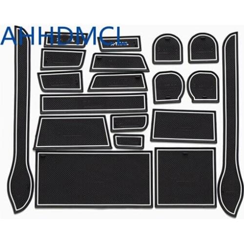 Car Door Gate Slot Mats Cup Armrest Storage Pad Mat For Nissan X-Trail 2008 2009 2010 2011 2012