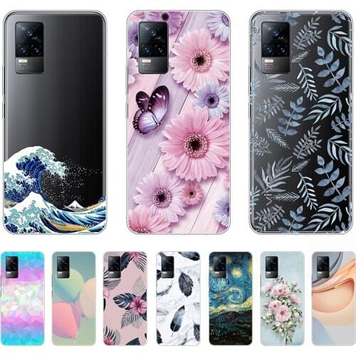 For vivo V21E Case Tpu Silicon Personality Shell Phone Cover on vivo V21E Anti-knock Fundas Coque Etui Bumper Full protection