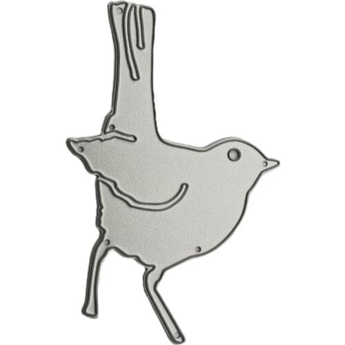 Walking Bird Metal Cutting Dies Stencil DIY Scrapbooking Album Paper Card Template Mold Embossing Craft Decoration