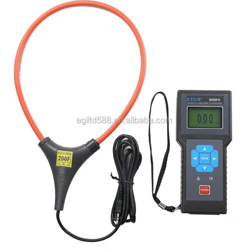 ETCR8000FA Flexible Coil large Current Clamp / Recorder Current Tester Ammeter