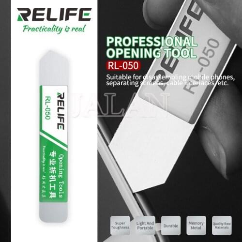 RELIFE RL-050 Professional Opening Tool For Disassembling Mobile Phone Repair Serparating Screens Cable Interfaces Memory Metal
