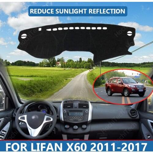 Right Hand Drive High Polyester Fiber Anti-UV Car Dashboard Cover Mat for Lifan X60 2011-2017 Cover