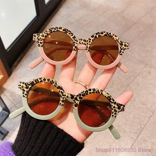 GOZLUGU Round Kids Sunglasses Brand Designer Children Sunglasses Boys Girls Baby Outdoors Goggle Shades Eyewear