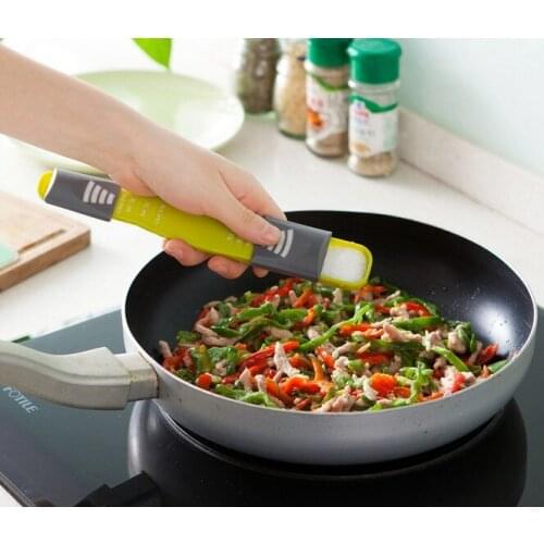 1PC Easy Cooking Kitchen Adjustable Quantitative Spoon Milk Spoon Eight Stalls With A Scale Measuring Spoons EKW 011
