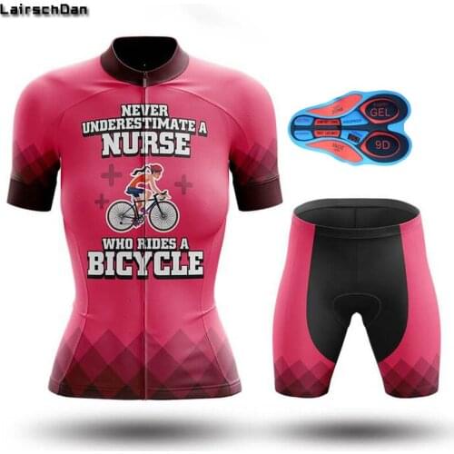 LairschDan Roupa Ciclismo Feminino Pro Team Cycling Gear Female Summer Breathable Bike Outfit Quick Dry Jersey Bicycle Clothing