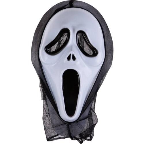 Grimace Mask for Adult Scary Cosplay Prop Carnival Masker Party Decor Novelty Toys Halloween Ghost Face Mask Horror Screaming