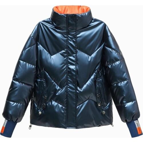 New Womens Winter Black Jacket M-3XL Girls High Quality Stand-callor Bread Coat Casual Winter Warm Parkas Snow Wear Clothing