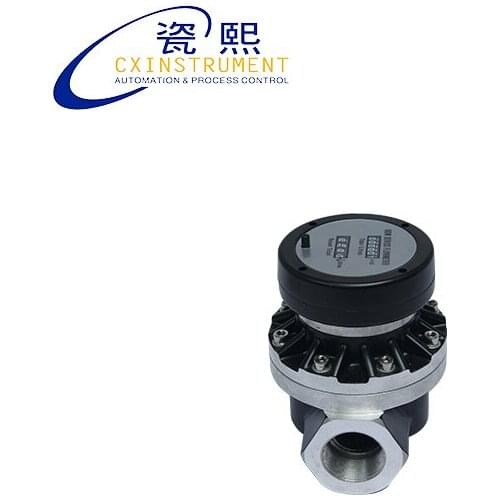 The OGM Oval Gear Flow Meter 20~120 L/min DN25 Mechanical Display Diesel Fuel Oil Oval Gear Flow Meter