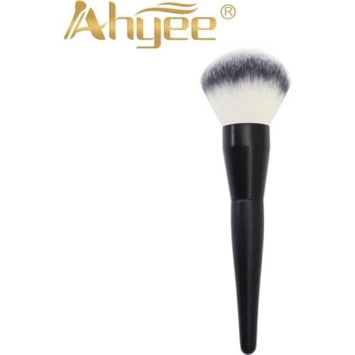 Portable Big Powder Brush Foundation Blush Blending Synthetic Hair Tip Handle Face Professional Cosmetic Tool Large Makeup