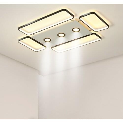 Dining Living Room LED Ceiling Light Creative Modern Nordic Rotatable Panel Lamp Bedroom Kitchen Lobby Home Iron New Fixtures