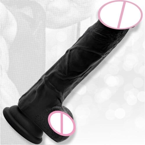 Realistic Silicone Dildo Female Masturbator Glans Thrust Stimulation Penis Adult Erotic Sex Products Lesbian Flirting Sex Shop