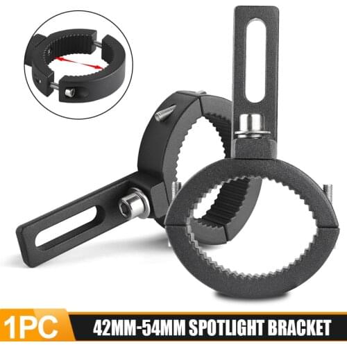 DERI Motorcycle Headlight mount Bracket Headlight lamp holder Adjustable 42mm-54mm Fork Mount Clamp Tube Fork Lamp Mount Bracket