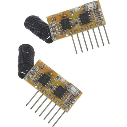 315Mhz 433.92MHz Relay Transmitter Learning Receivers Module 4 Remote Control Wireless Decoding Superheterodyne AKRXB12X