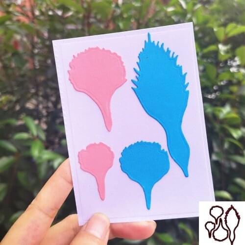 Torn Flowers Leaf Dies Scrapbook Stencil Template for DIY Embossing Paper Photo Album Greeting Gift Card Cut Die New Arrival