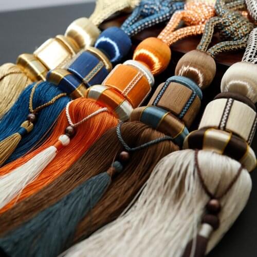 Curtain Rope Strap Hook Light Luxury Nordic Accessories Wall Hook Rope Drawstring Ball European Simple Modern