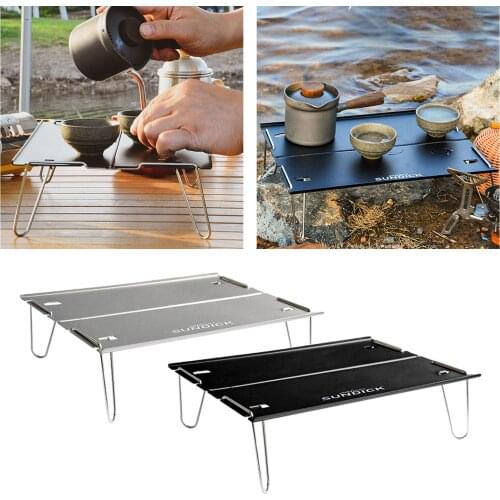 Outdoor Folding Table Camping Aluminium Alloy Picnic Table Waterproof Ultra-light Durable Foldable Table Desk