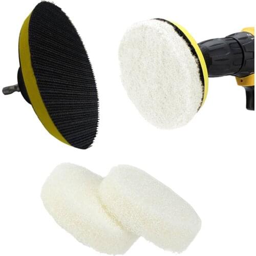 Replaceable Scouring Pad Cleaning Brush For Electric Drill Brush Cleaning Furniture, Kitchens, Sofas, Walls, Car Bodies