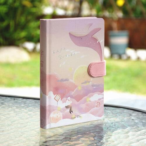 Special Offer Magnetic Buckle Hand Ledger Color Page Illustration Diary Notebook Cute Hand Ledger Birthday Gift