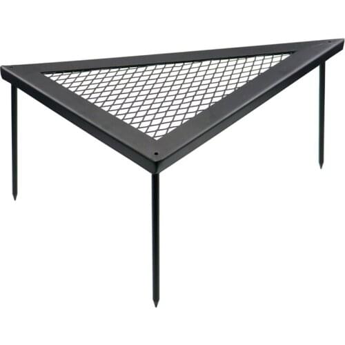 Outdoor Folding Table Iron Net Table Anti-scalding Design for Camping Beach Backyards Cooking Party BBQ Equipment