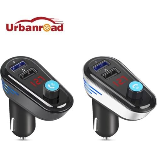 Urbanroad 5V 3.1A USB Charger Bluetooth Fm Transmitter Modulator Audio Car Mp3 Player Handsfree Car Kit Mp3 Fm Modulator Auto