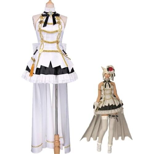 High Quality Final Fantasy XIV Cosplay FF14 Hina Matsuri Idol Womens Cosplay Costume