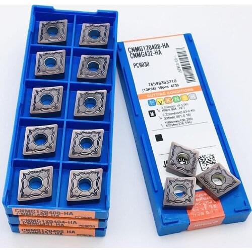 WNMG080408 HA PC9030 Carbide Insert External Turning Tool Cutting Tool CNC Turning Insert High Quality Lathe Tool WNMG080408
