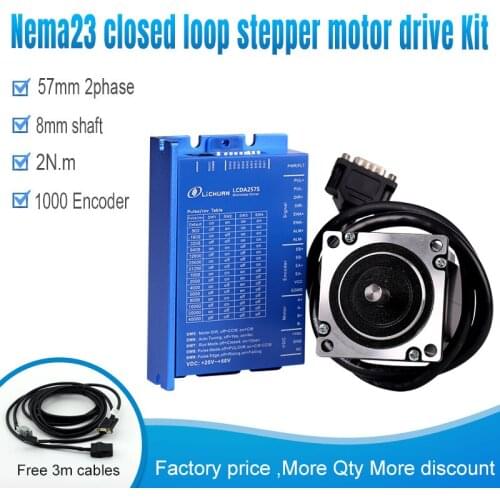 57 Hybrid Closed-loop Stepper Motor Driver 2nm Servo Motor LC57H276+LCDA257S step motor driver closed loop motor 2phase Nema23