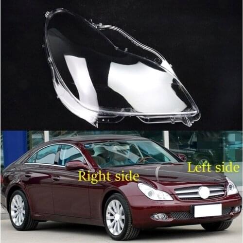 Car Headlight Lens for Mercedes-Benz CLS 2007 2008 2009 Headlamp Cover Car Replacement Front Auto Shell Cover