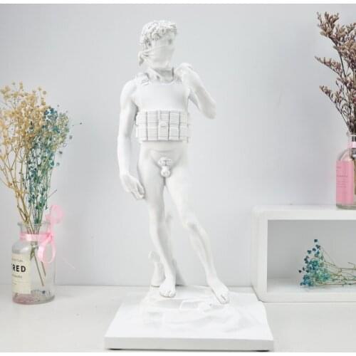 Banksy Suicide David Statue Decoration Character Sculpture Street Abstract Art Home Decoration