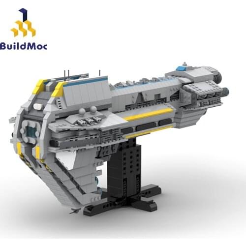 BuildMOC Nadiri Starhawk Class Battleship Nebulon-B Frigate Platoon Attack Cruiser Building Blocks Bricks Toys