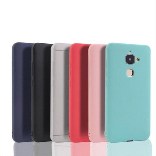 Plain color phone case for letv leeco le2 2max 1s pro3 cool1Soft Matte Silicon TPU Candy Phone Cover