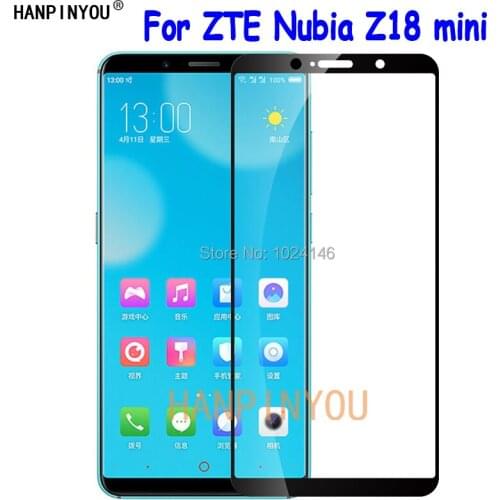 For ZTE Nubia Z18 mini Z18mini 5.7" Full Cover Tempered Glass Screen Protector Ultra Thin Explosion-proof Protective Film Guard