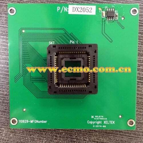 Ecmo.com.cn: Genuine Only - Xeltek original DX2052, PLCC52 Socket Adapter