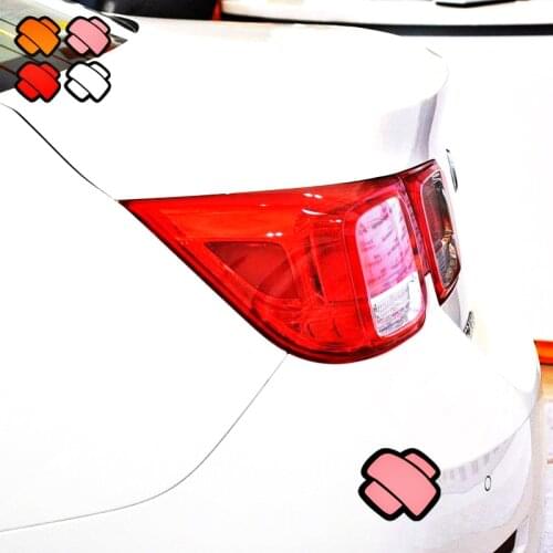 Etie 4 X Car Decoration Creative Sticker Band Aid Cover Scratches Decal Accessories for Motorcycle Chevrolet Golf Honda Hyundai