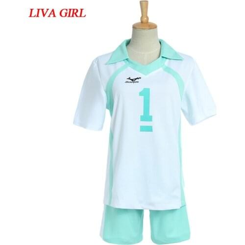 Haikyuu 2 Styles Anime Oikawa Tooru Cosplay Costumes Uniform Jersey High School Volleyball Club Shirts and Pants