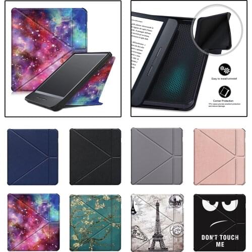 PU Leather Lightweight E-reader Protector Cover Fit for Kobo Libra