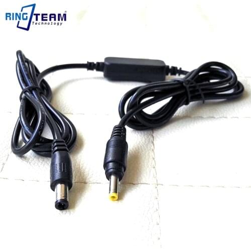 DC 5525 to 4017 mm Power Cable Improve Votage to 8.7V for Coupler DMW DCC8 DCC9 DCC11 DCC12 DCC15 Fit NP-F970 Battery Holder