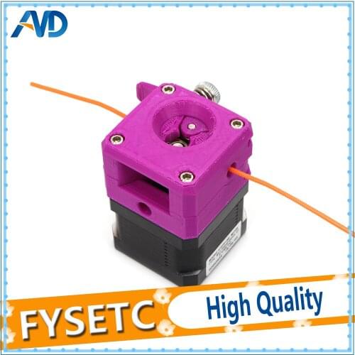 1set Purple Drivegear Kit Dual Drive Gear Extruder Kit Cloned Btech Upgrade For Prusa i3 3D Printer Gear Mini Bowden Extruder