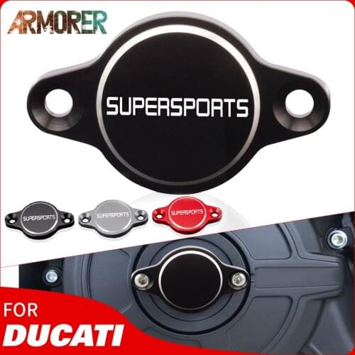 For Ducati Supersports Supersport S Super Sports Motorcycle CNC Engine Oil Filter Cover Cap Acceessories 2017 - 2020 2018 2019