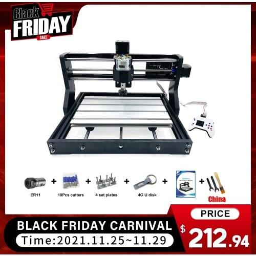 ANNOYTOOLS CNC 3018 PRO Laser Engraver Wood CNC Router Machine ER11 DIY Engraving Machine for Wood PCB PVC Mini CNC3018 Engraver