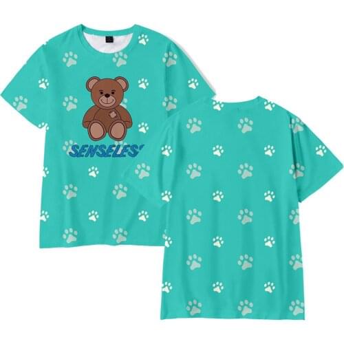 Cute kids t-shirts New Little Bear short tshirt in men/women summer cool Harajuku Streetwear Quick drying kids Popular T-Shirts