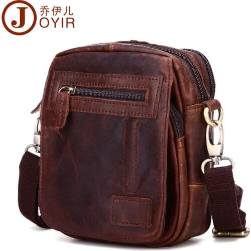 Large Capacity Cowhide Leather Purse Leisure Fashion Horse Genuine Leather Vintage Anti Theft Multi-Function Shoulder Bags