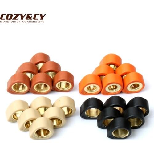 6pc Roller Set / Variator Weights 20x12mm 9g 11g 13g 15.5g for Yamaha Cygnus Breeze Vity Majesty Maxster Teo S 125cc 150cc 4T