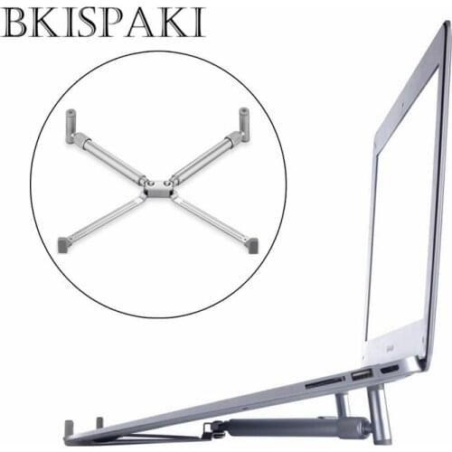 Folding Portable Laptop Stand Viewing Angle stretching leg Adjustable Portable Aluminum Alloy Bracket Support 10-17inch Notebook
