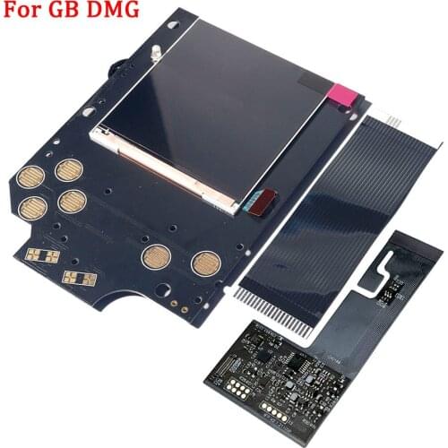 Full Screen IPS LCD Kits Replacement for GB DMG IPS LCD Backlight High light Brightness 36 vintage background colors adjustable